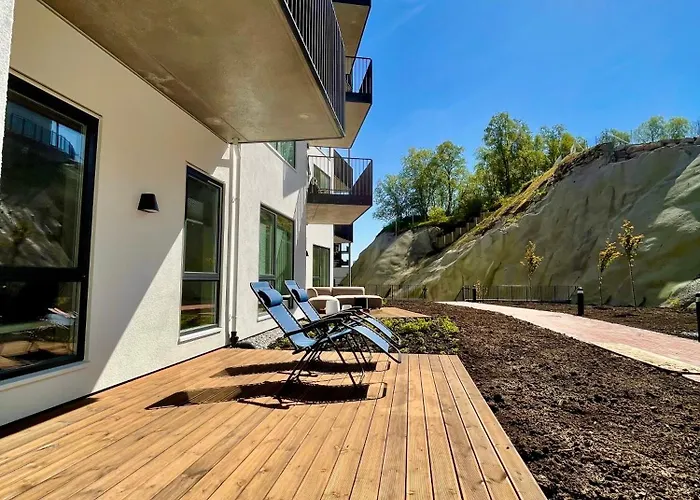 Brand-new 2025 Sunny Private Terrace - By The Sea Lägenhet *